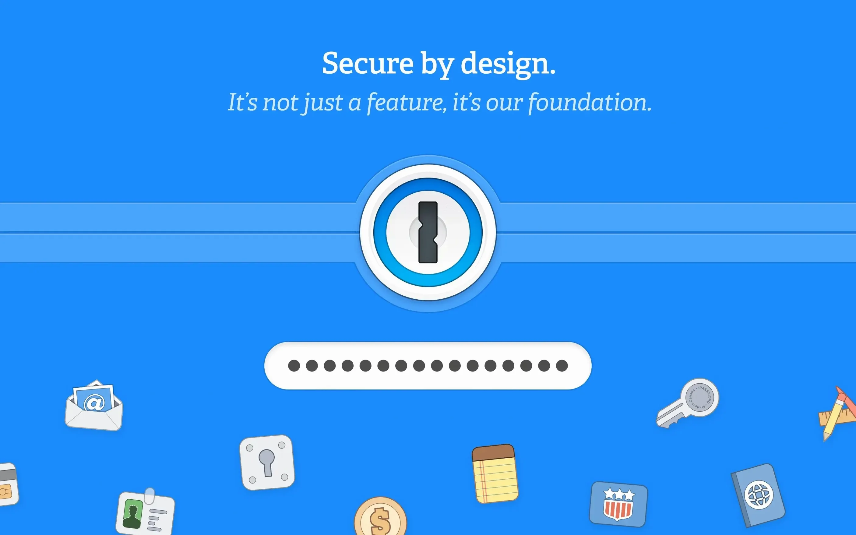 1Password — tour 2 1Password toolbar view 2
