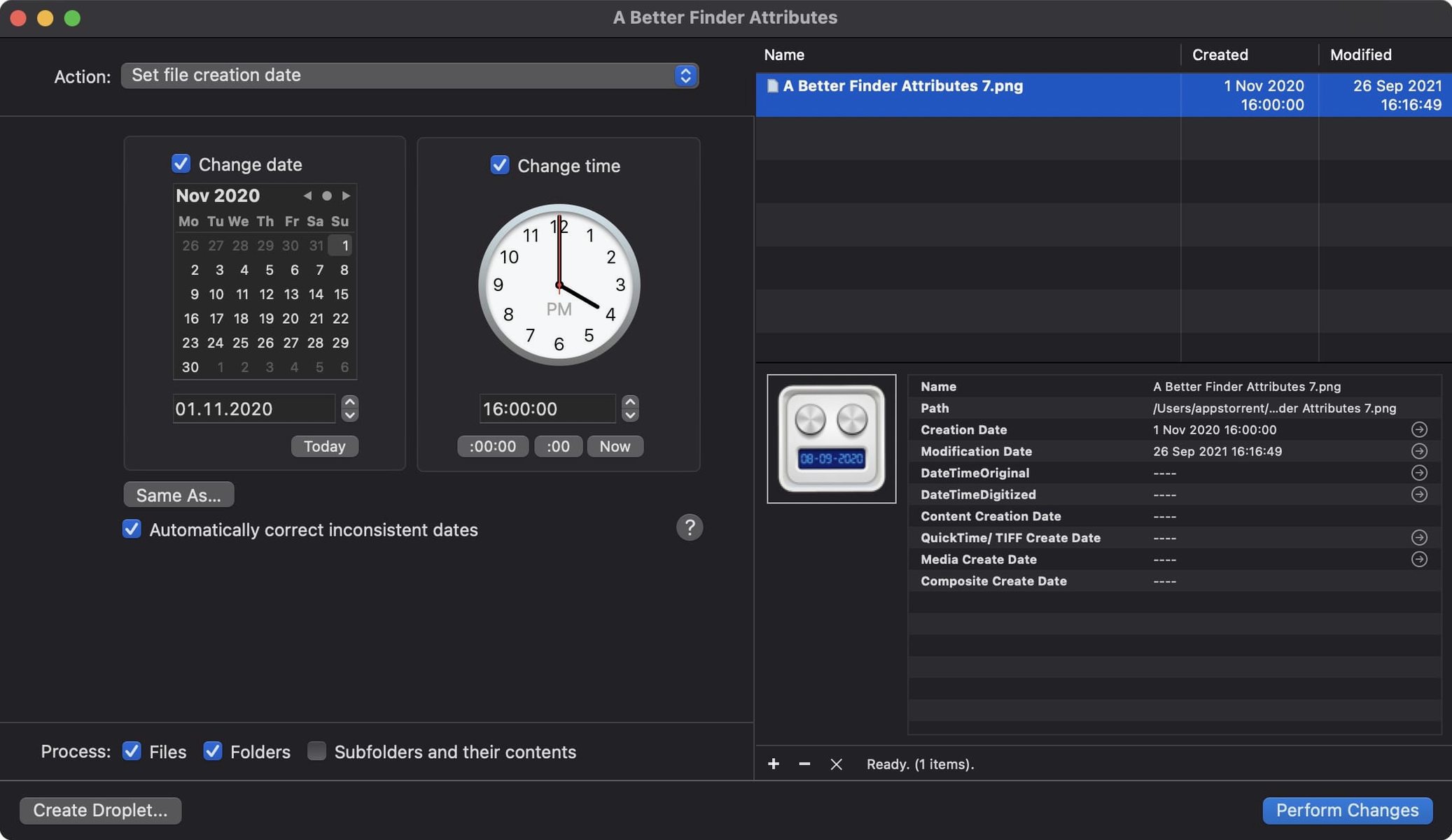 A Better Finder Attributes image 2 of 2 Screen 2 of A Better Finder Attributes