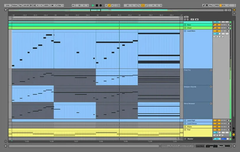 Screen 2 of Ableton Live