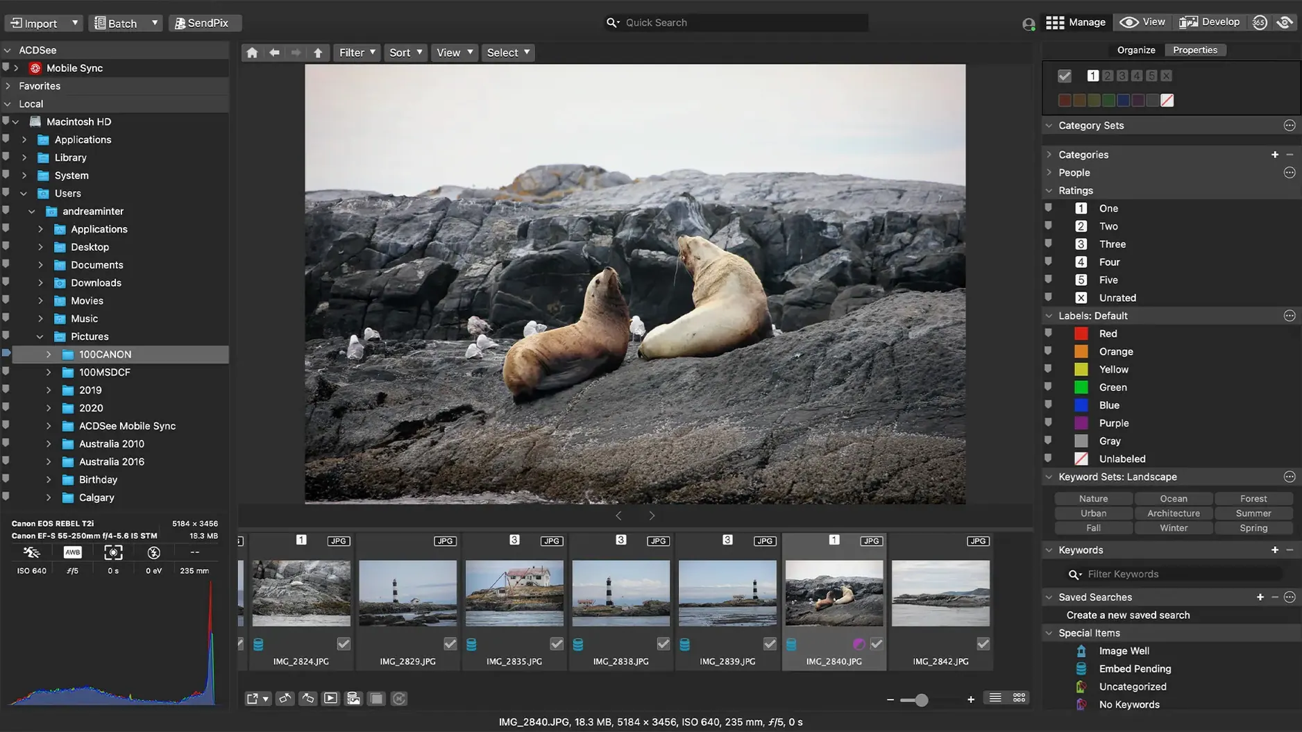 ACDSee Photo Studio — tour 3 ACDSee Photo Studio toolbar view 3