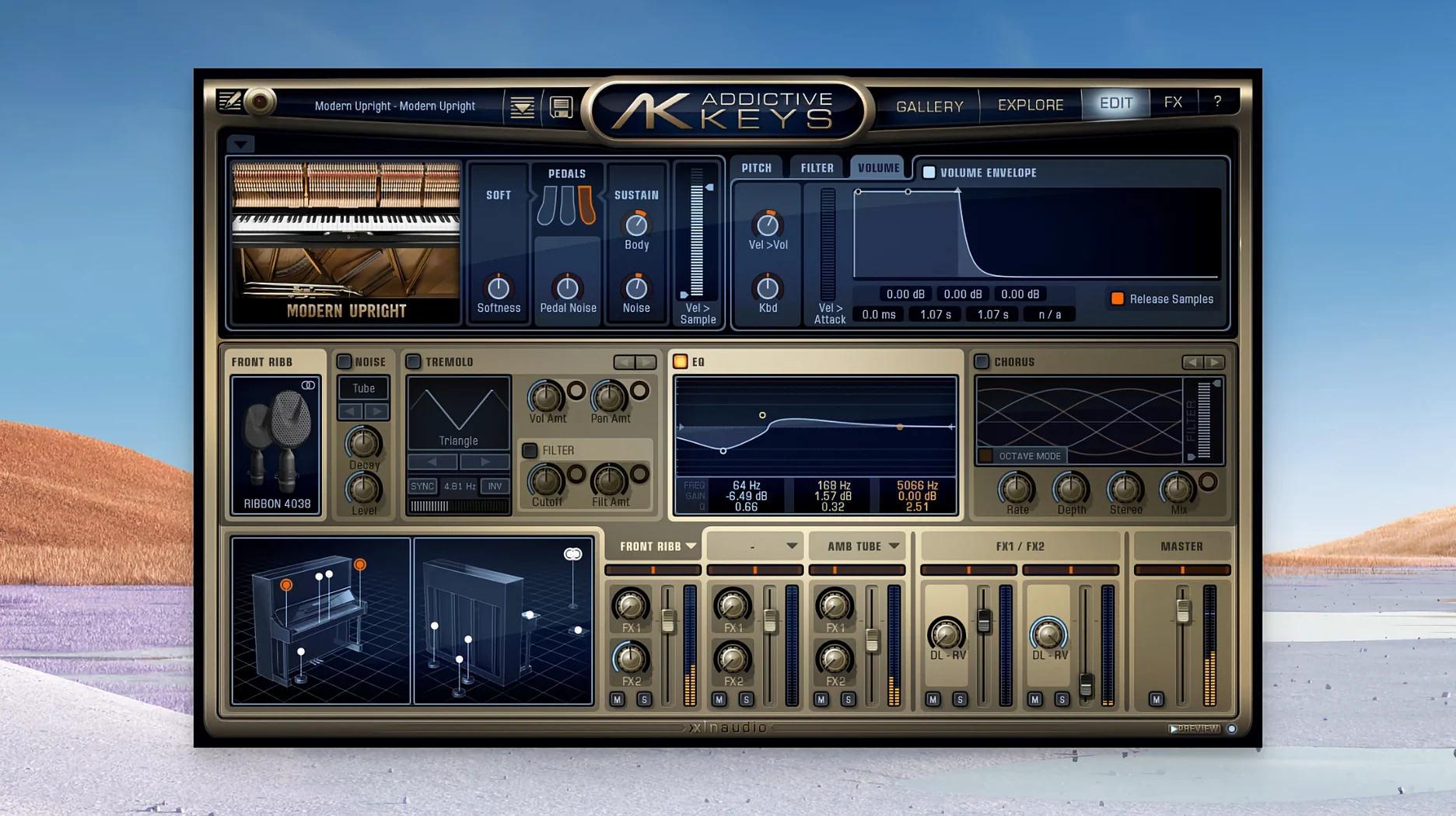 Addictive Keys — tour 3 Addictive Keys toolbar view 3