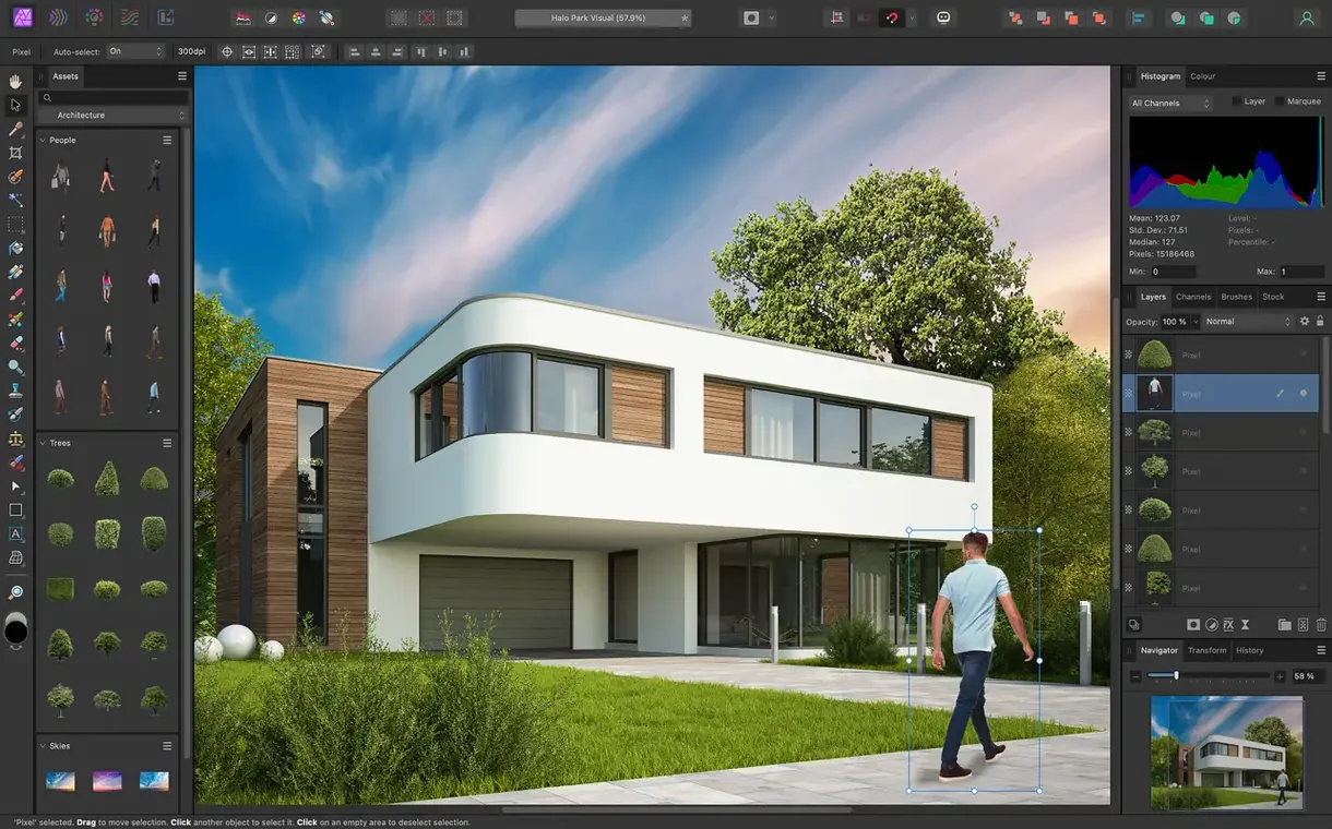 Affinity Photo — tour 4 Affinity Photo toolbar view 4