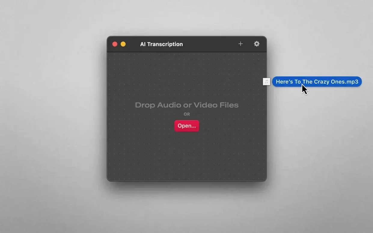 AI Transcription image 1 of 4 AI Transcription 2.16: ai transcription