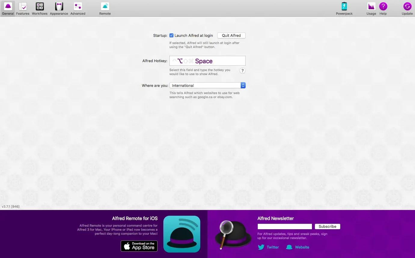 Alfred 5 Powerpack image 3 of 4 Screen 3 of Alfred 5 Powerpack