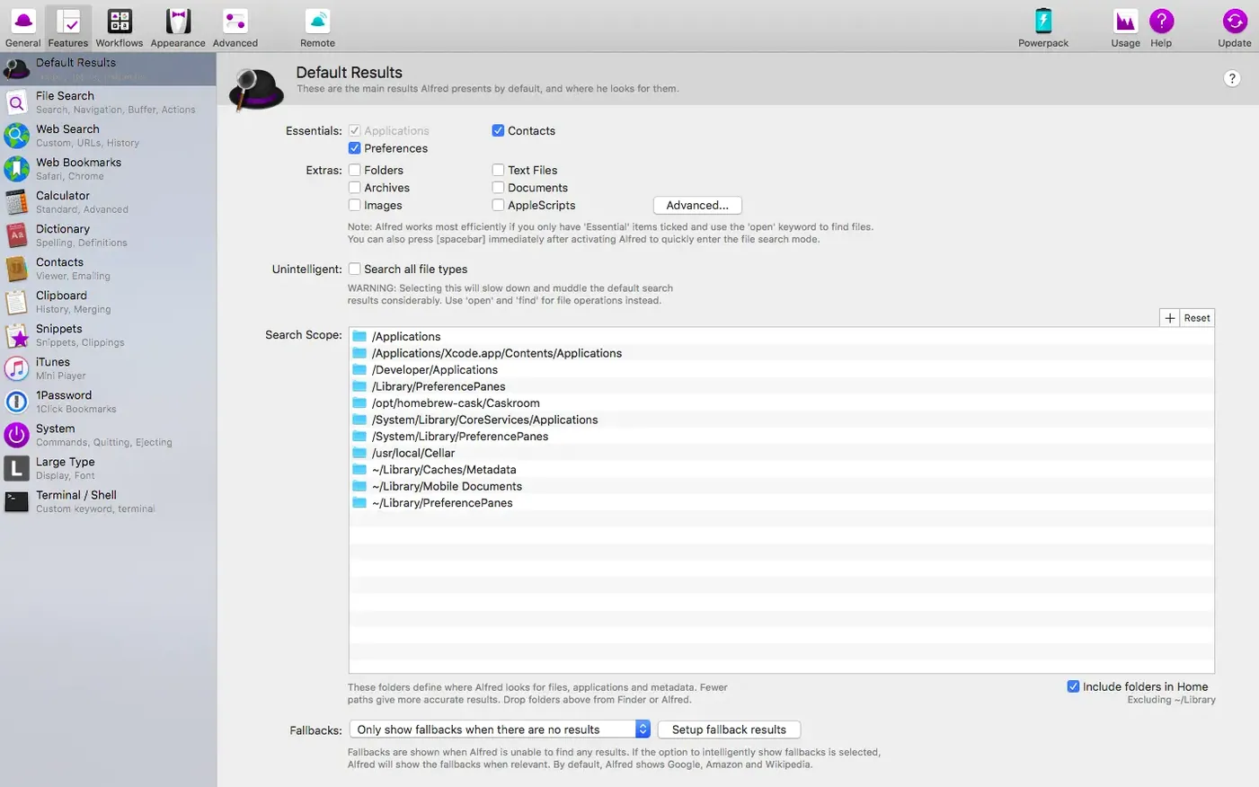 Alfred 5 Powerpack image 4 of 4 Screen 4 of Alfred 5 Powerpack