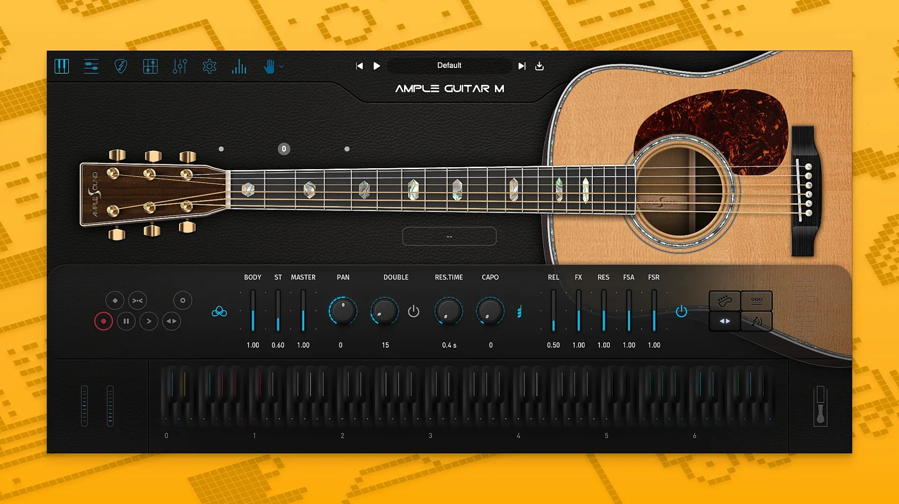 Ample Guitar M — tour 1 Ample Guitar M 4.1.0: ample guitar mac