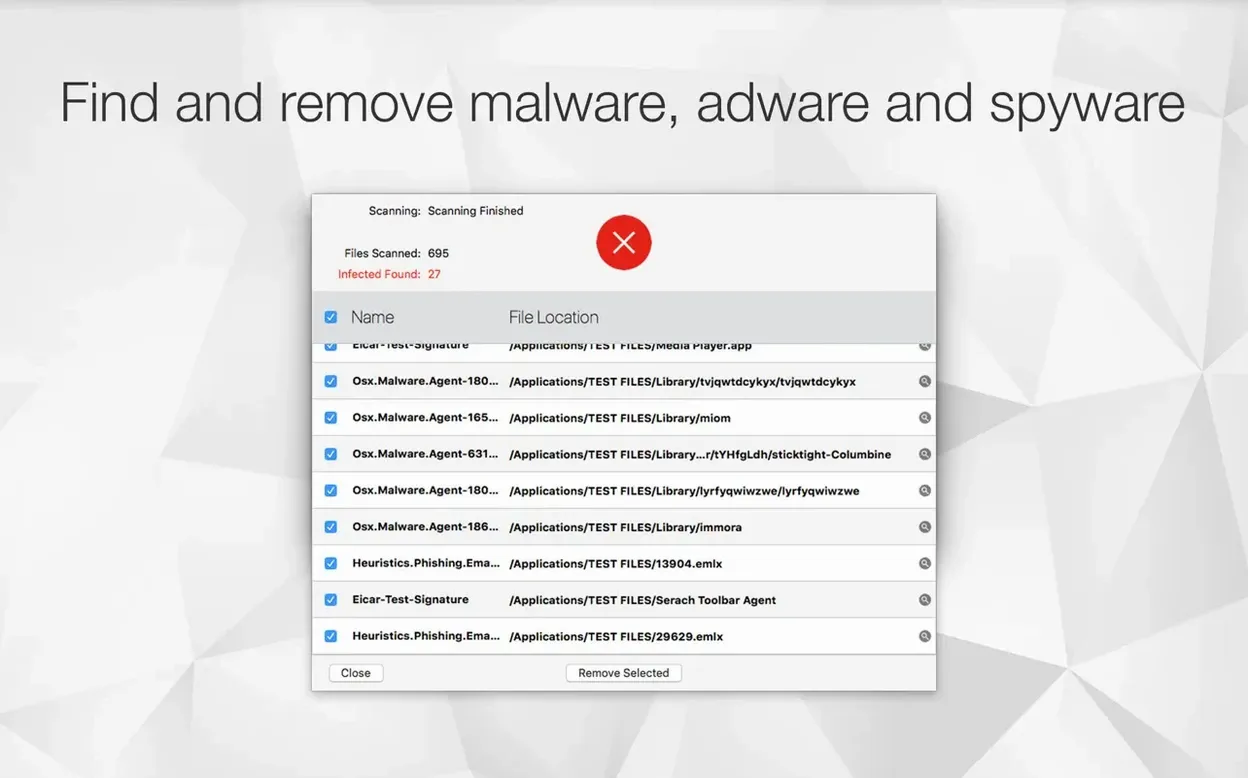 Antivirus Zap - Virus Scanner — tour 2 Antivirus Zap - Virus Scanner toolbar view 2