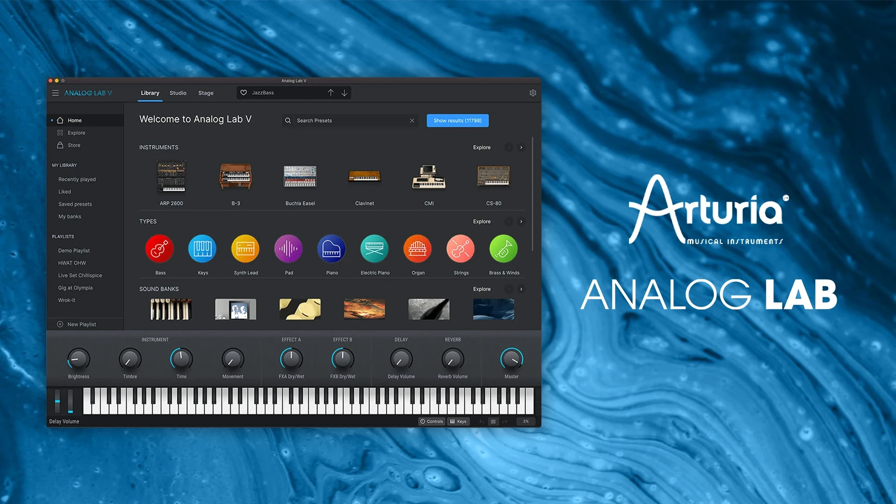 Arturia Analog Lab V 5.12.0: arturia v collection mac