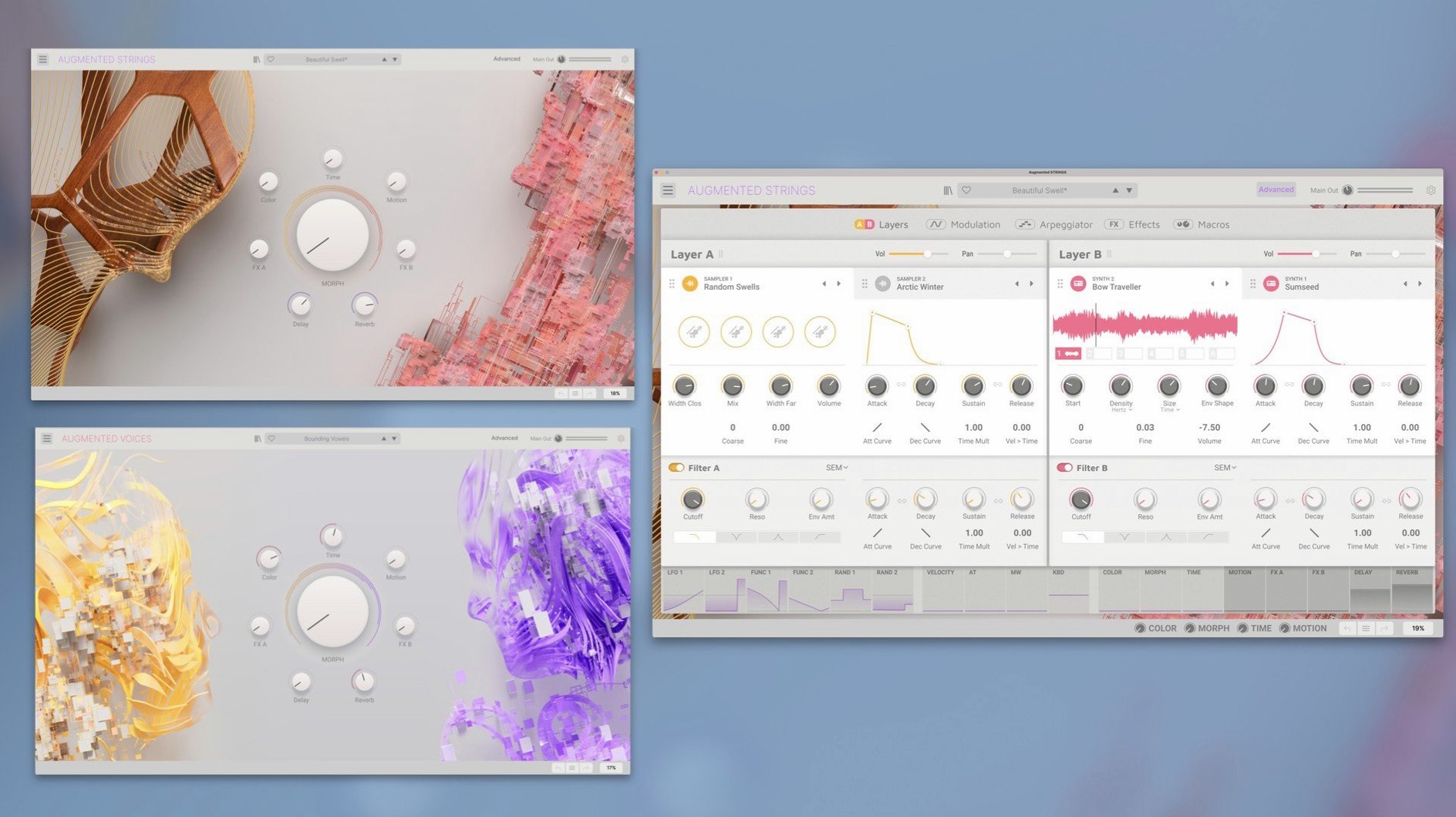 download arturia augmented voices for mac: workspace view
