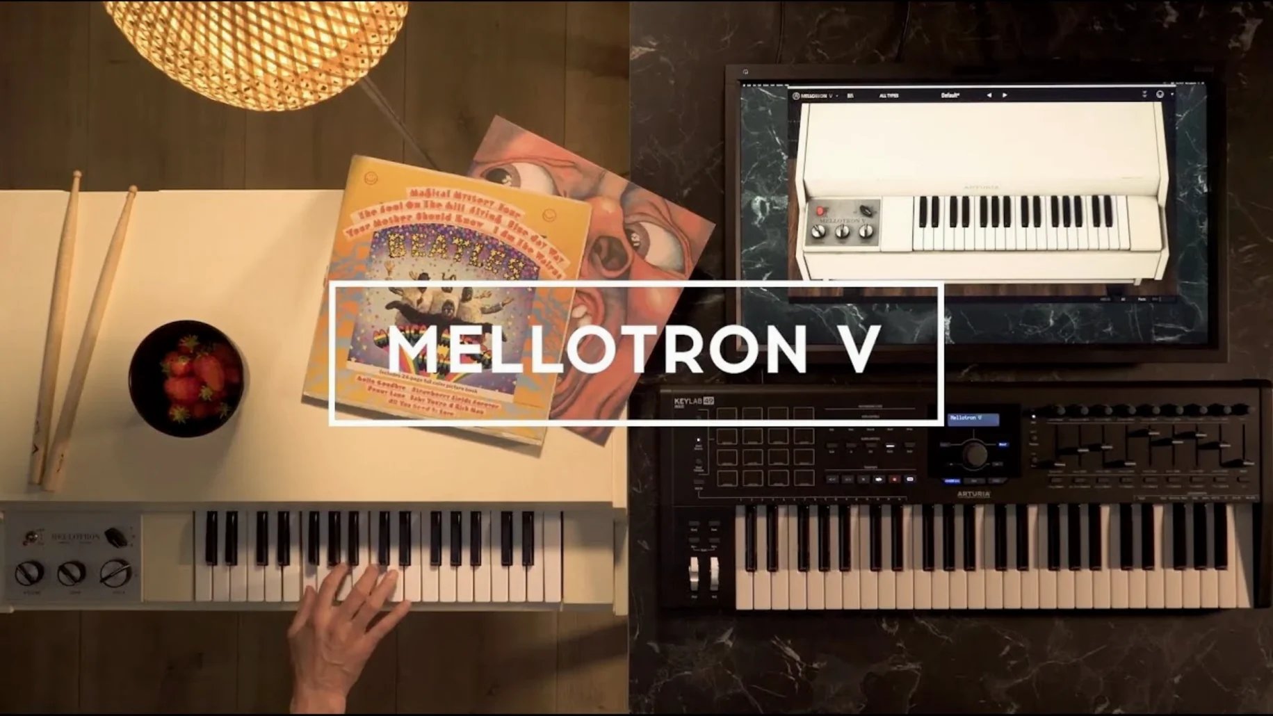Arturia Mellotron V image 1 of 1 mellotron v vst free download: workspace view
