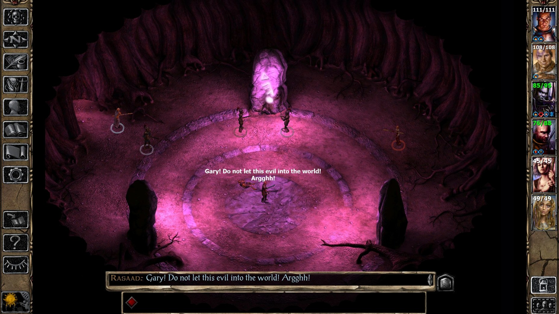Baldur's Gate II: Enhanced Edition — tour 2 Baldur's Gate II: Enhanced Edition toolbar view 2