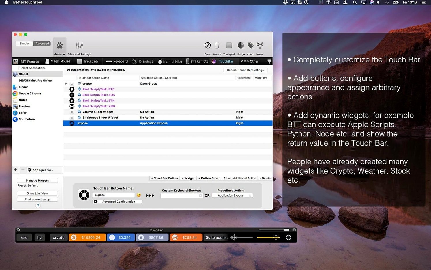 BetterTouchTool image 4 of 4 Screen 4 of BetterTouchTool
