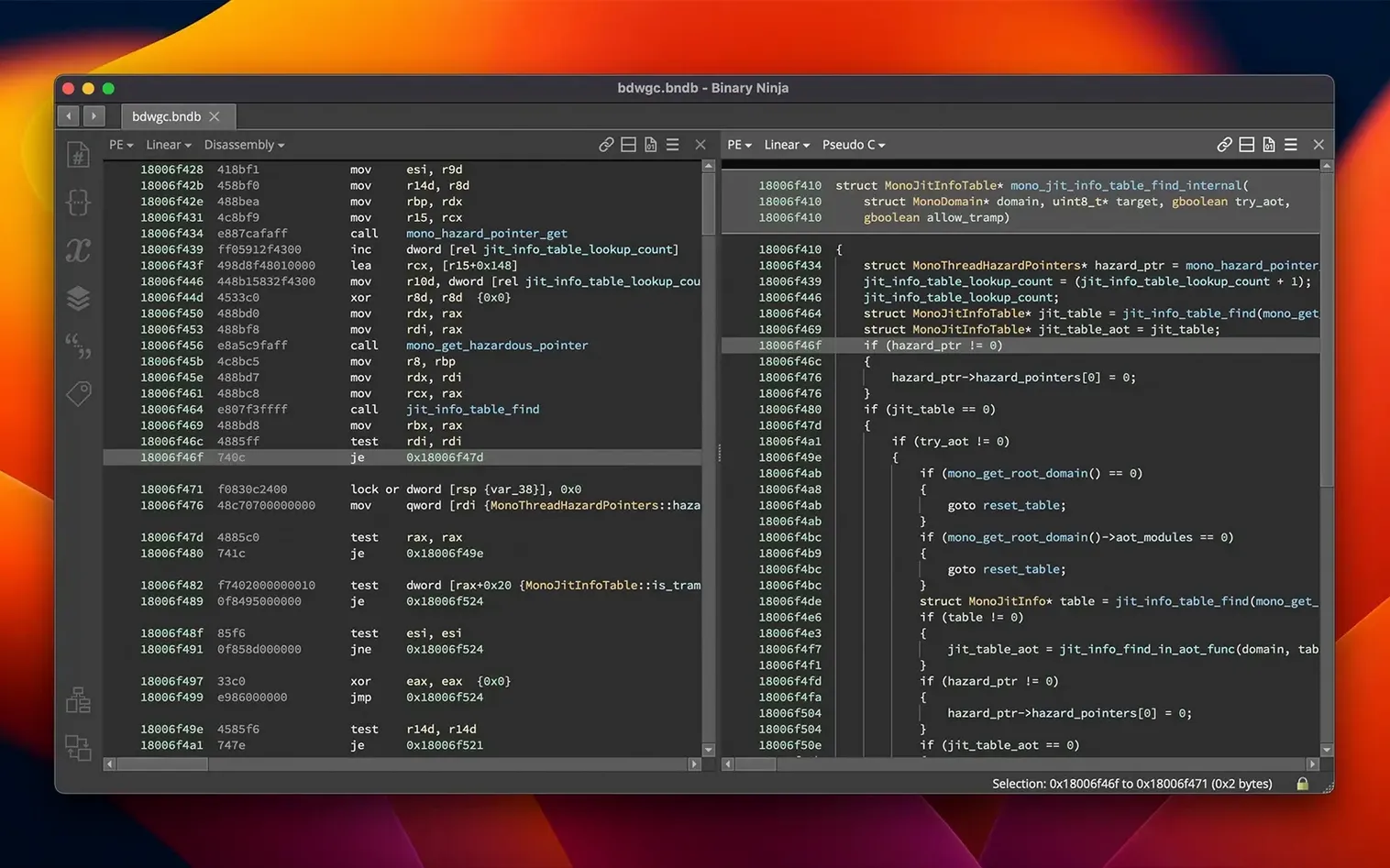 Binary Ninja — tour 1 binary ninja for mac cracked: workspace view