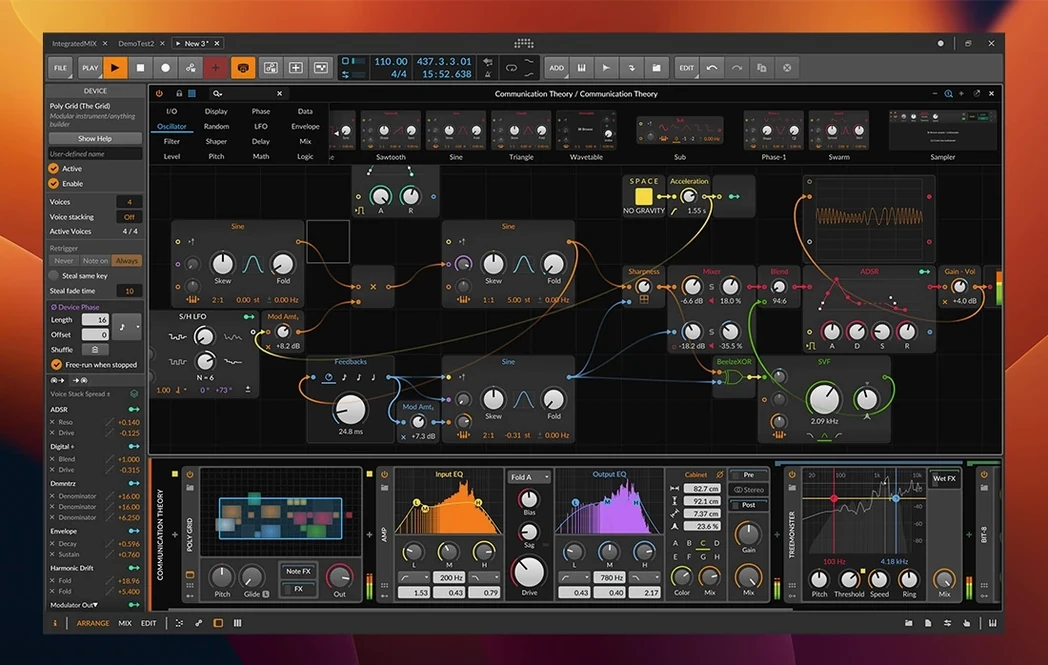 Bitwig Studio image 1 of 3 bitwig 6.1 torrent: workspace view