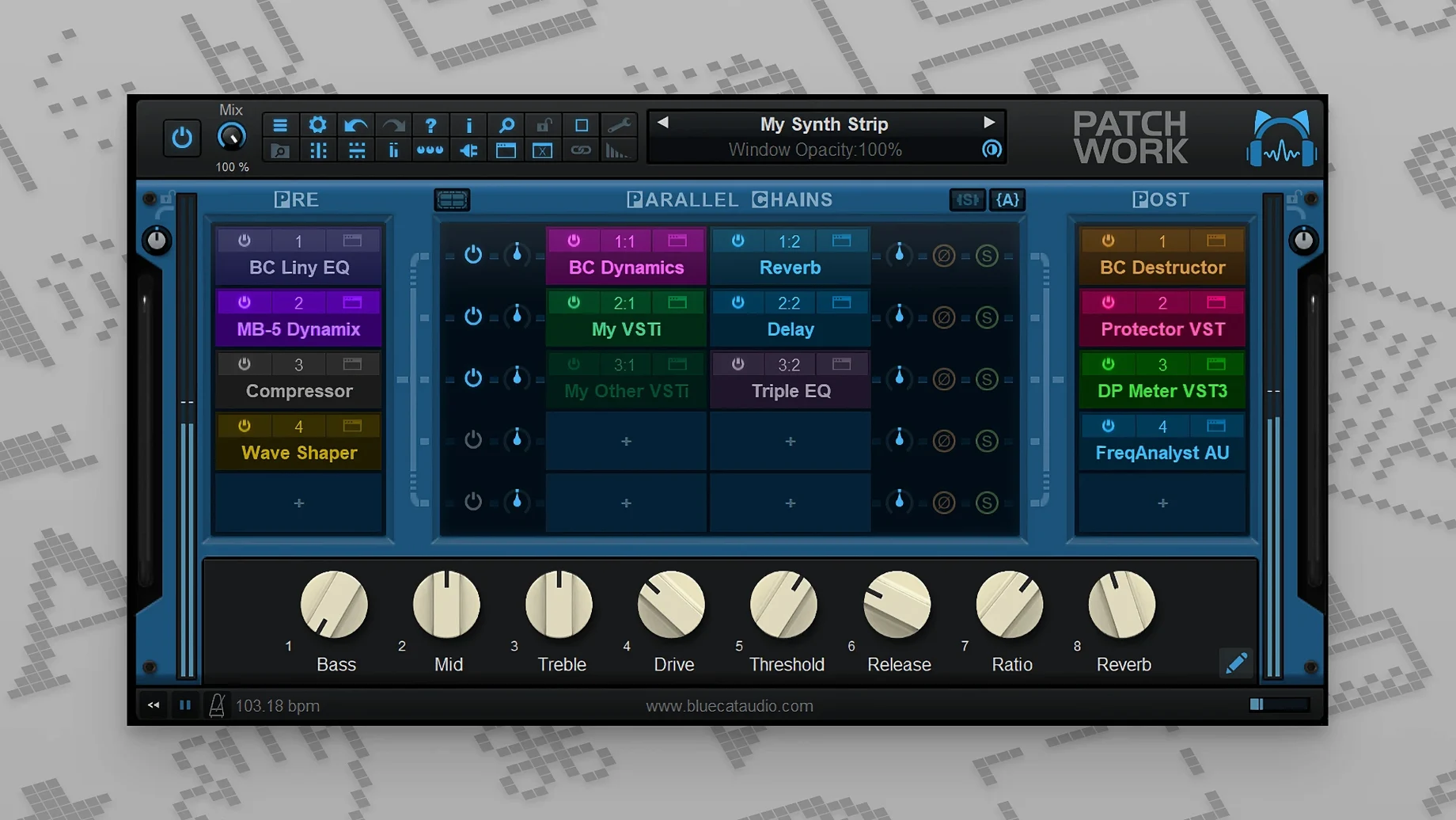 Blue Cat Audio Blue Cats PatchWork image 1 of 1 Blue Cat Audio Blue Cats PatchWork 2.7.5: bluecat patchwork free