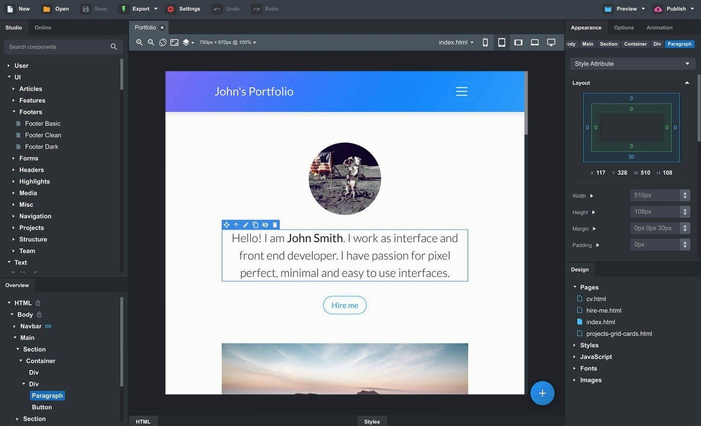 Bootstrap Studio image 1 of 2 Bootstrap Studio 6.7.3: bootstrap studio mac