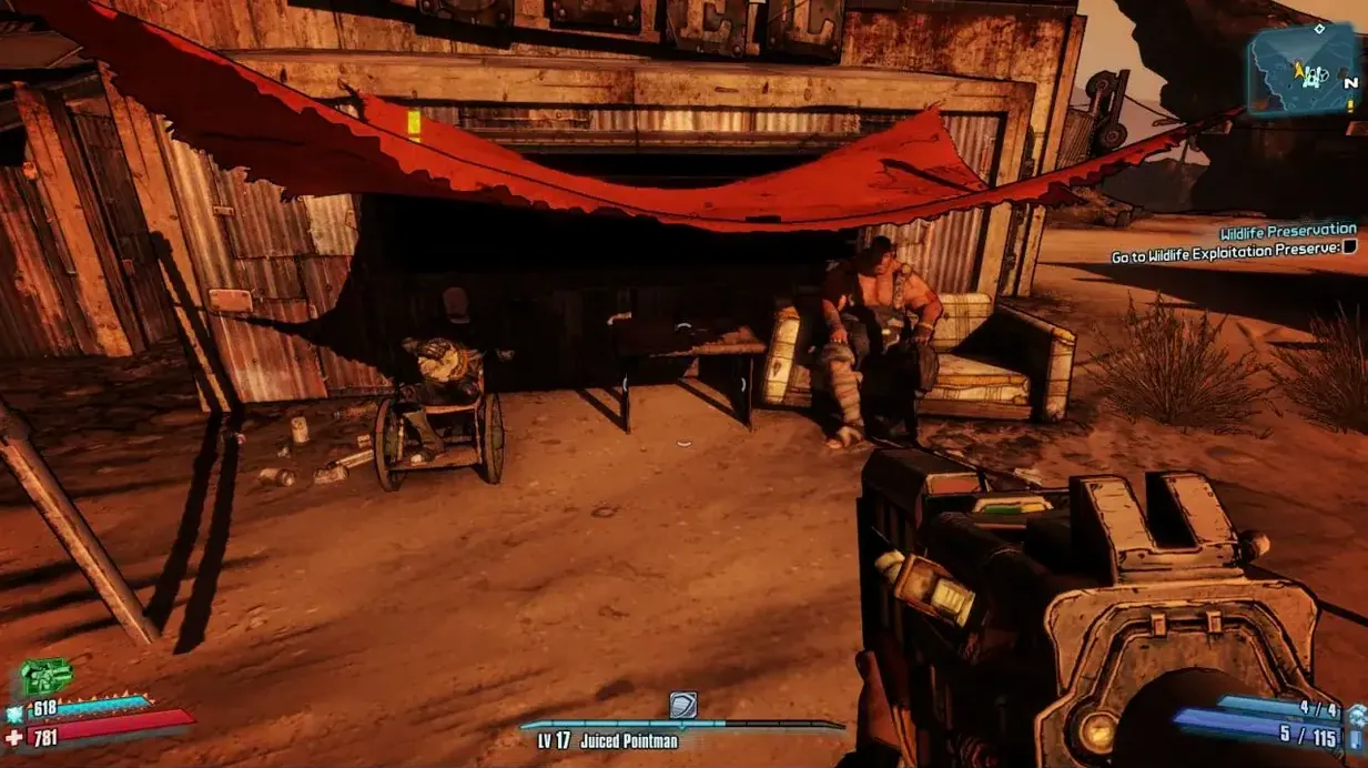 Borderlands 2 toolbar view 4