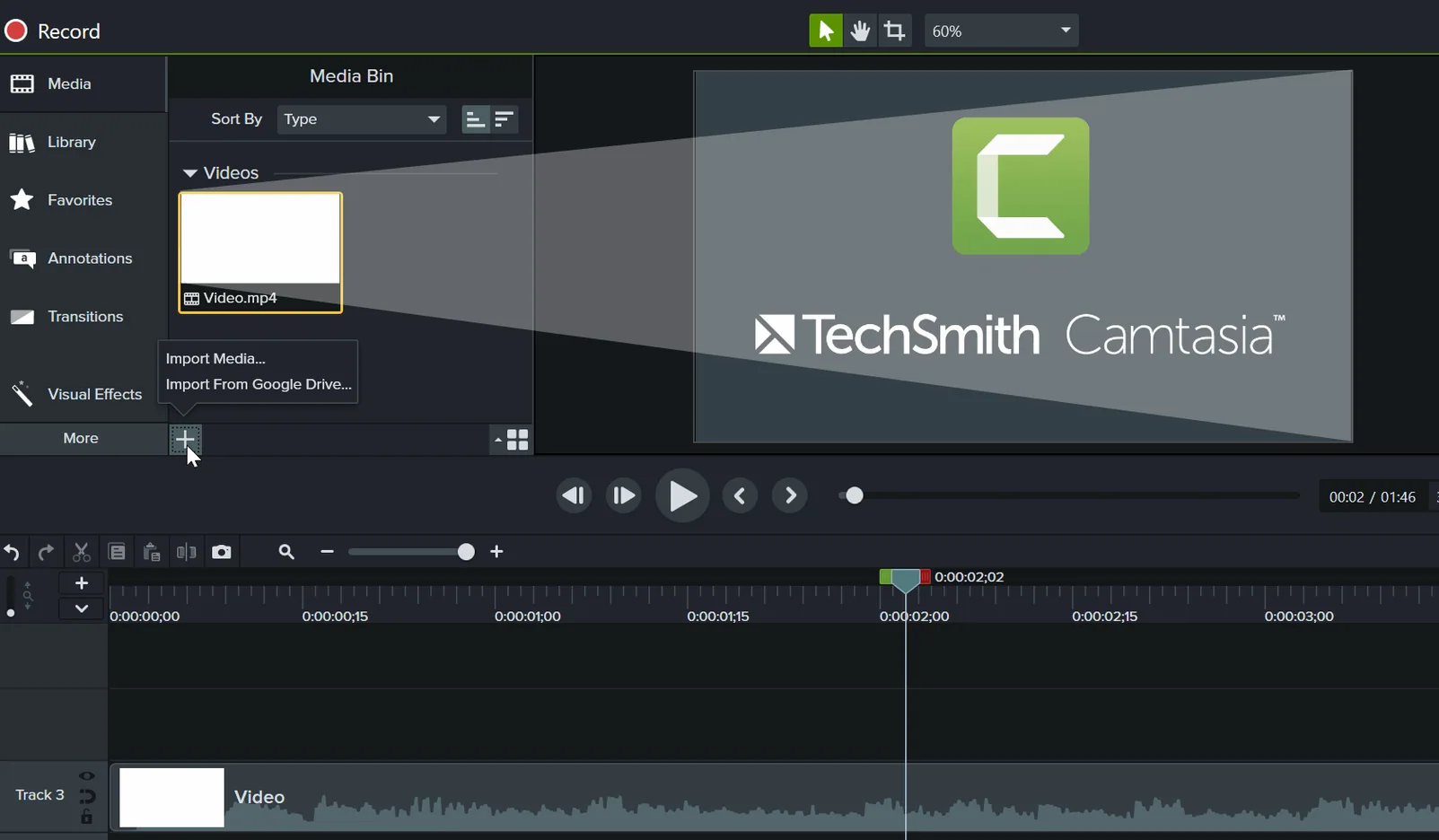Camtasia image 2 of 4 Screen 2 of Camtasia