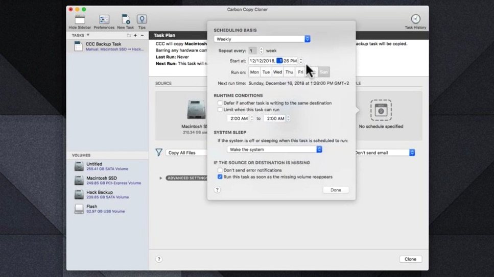 Carbon Copy Cloner image 4 of 4 Screen 4 of Carbon Copy Cloner