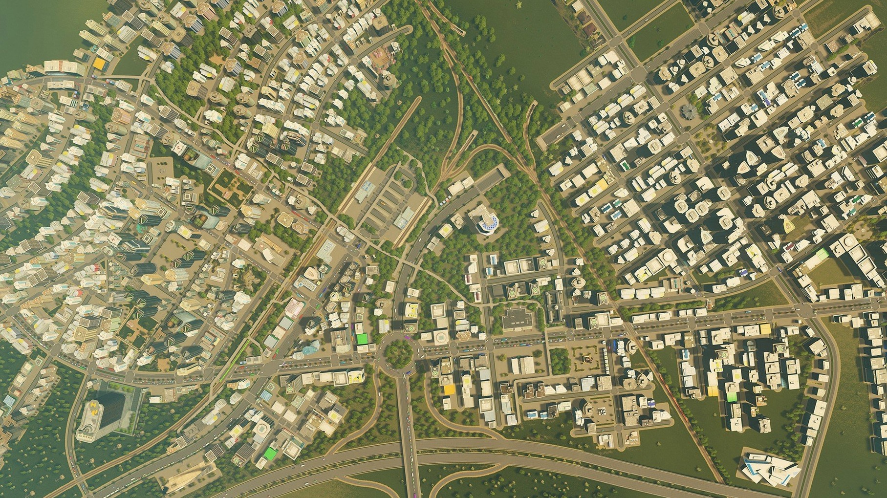 Cities: Skylines toolbar view 2