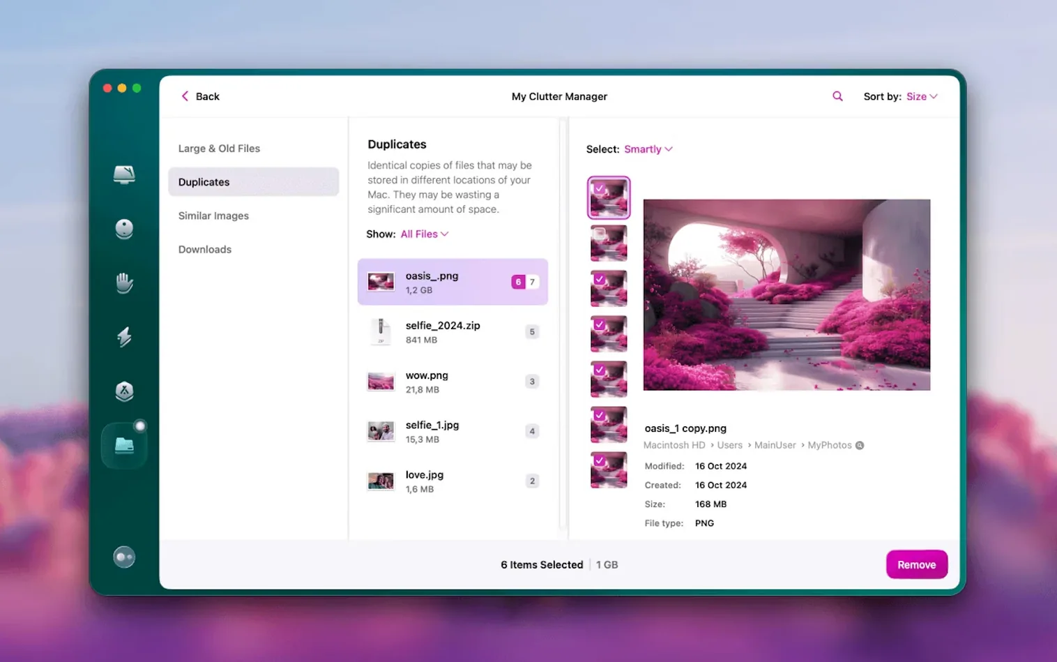 CleanMyMac toolbar view 5