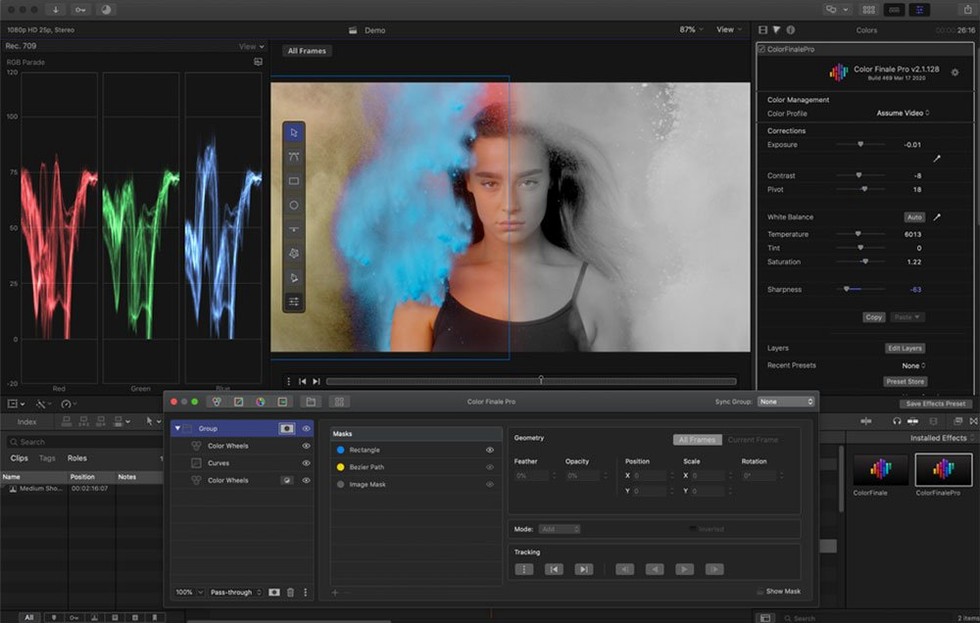 Color Finale — tour 1 Color Finale 2.2.8: color finale pro free download