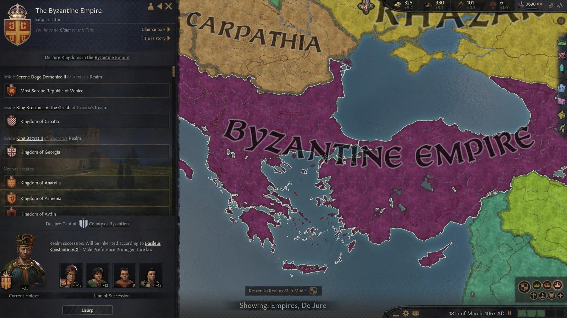 Crusader Kings III — tour 4 Crusader Kings III toolbar view 4