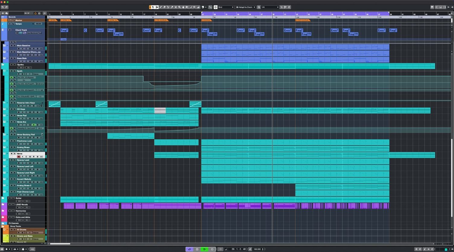 Screen 2 of Cubase
