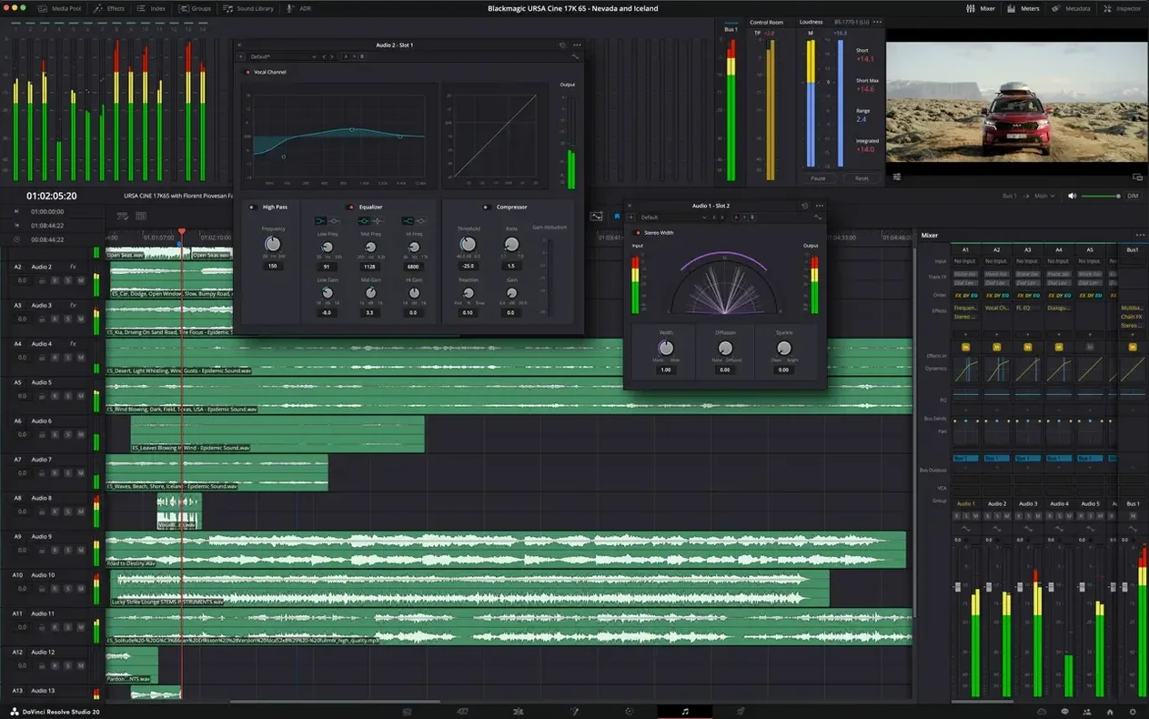 DaVinci Resolve Studio image 5 of 5 Screen 5 of DaVinci Resolve Studio
