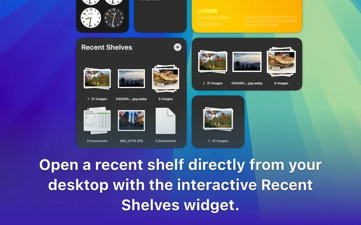 Dropover — tour 8 Dropover toolbar view 8