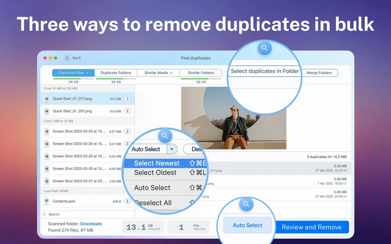 Duplicate File Finder Pro image 4 of 4 Screen 4 of Duplicate File Finder Pro