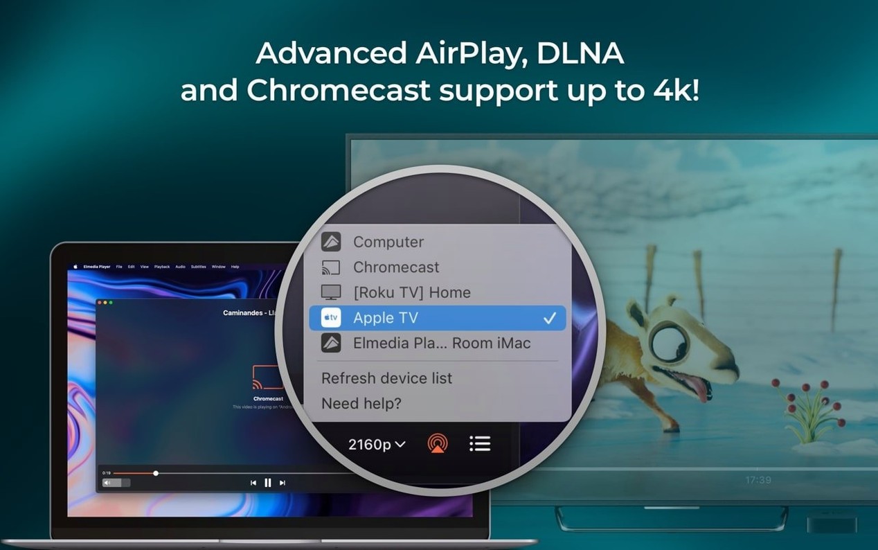 Elmedia Player Pro — tour 3 Elmedia Player Pro toolbar view 3