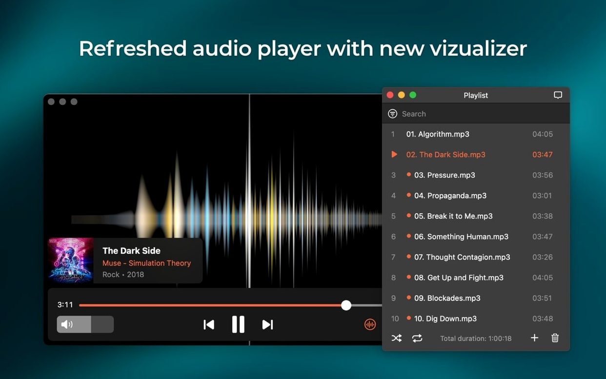 Elmedia Player Pro — tour 4 Elmedia Player Pro toolbar view 4