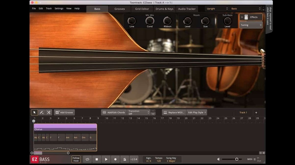 EZbass image 1 of 1 ez bass torrent: workspace view