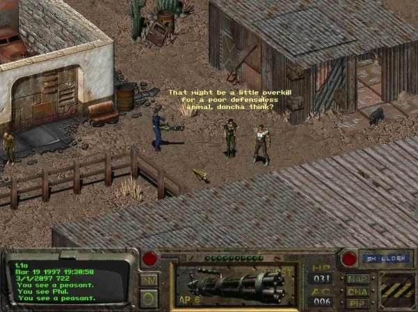 Fallout: A Post Nuclear Role Playing Game image 2 of 4 Screen 2 of Fallout: A Post Nuclear Role Playing Game