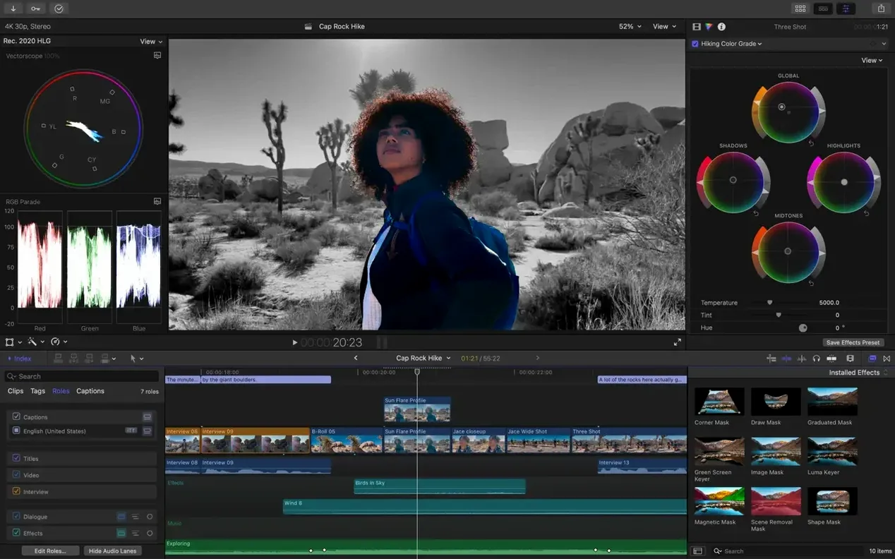 Final Cut Pro — tour 6 Final Cut Pro toolbar view 6