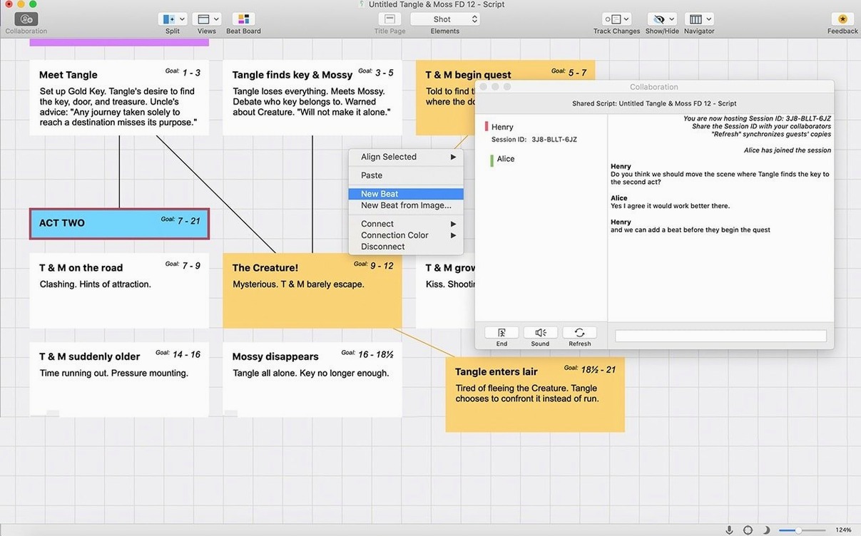 Final Draft image 2 of 4 Screen 2 of Final Draft