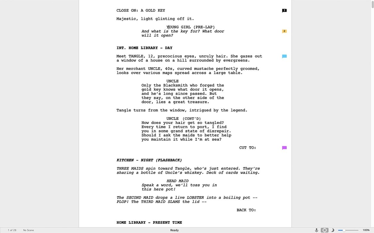 Final Draft image 4 of 4 Screen 4 of Final Draft