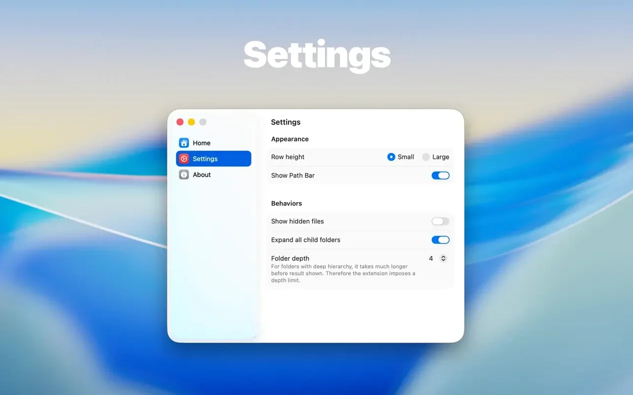Folder Preview Pro — tour 5 Folder Preview Pro toolbar view 5