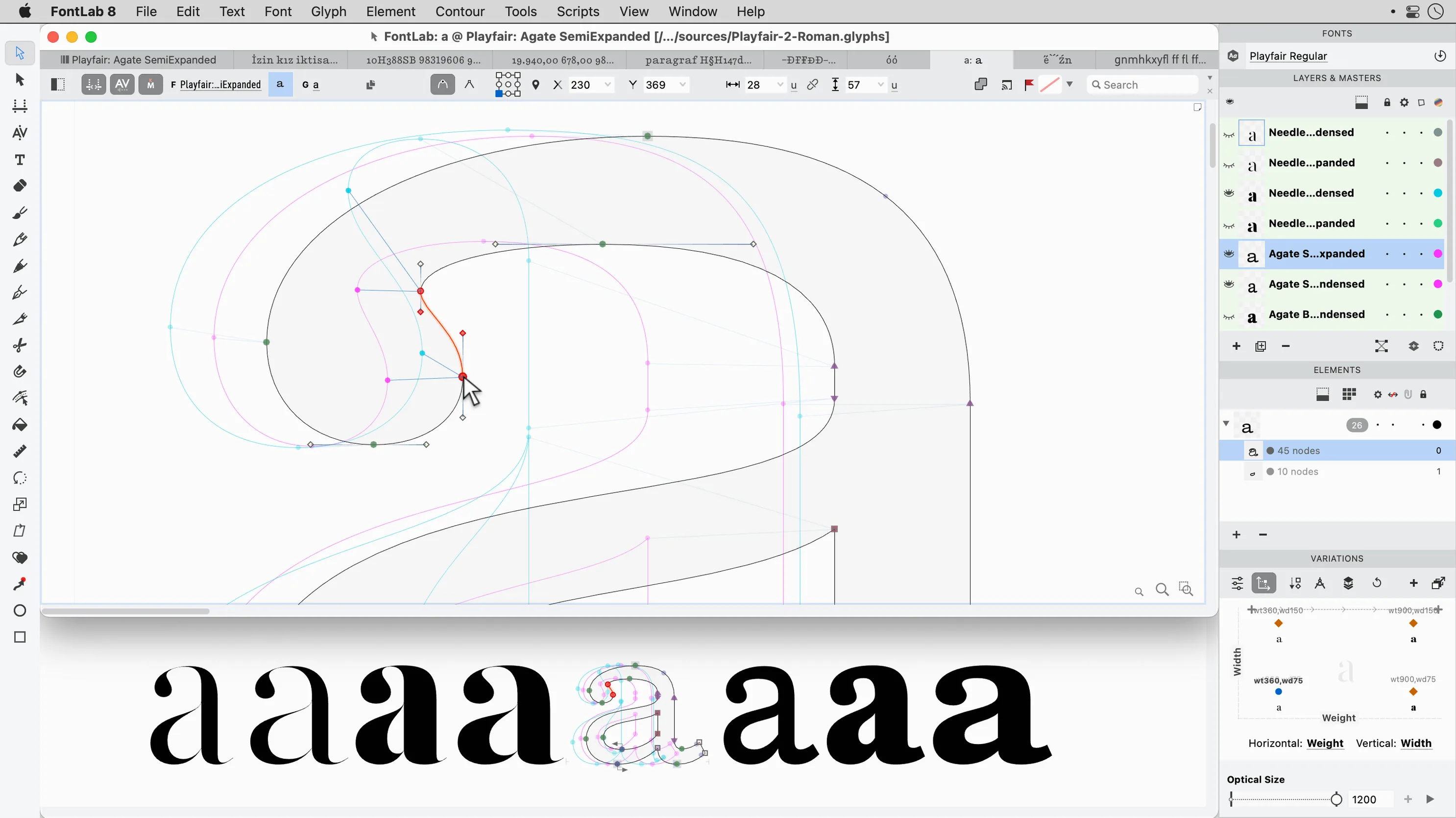 FontLab — tour 1 fontlab crack mac: workspace view
