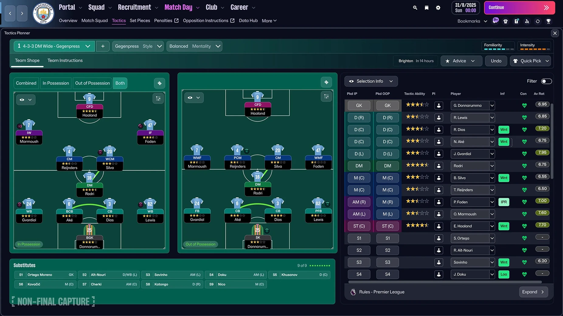 Screen 7 of Football Manager 2026