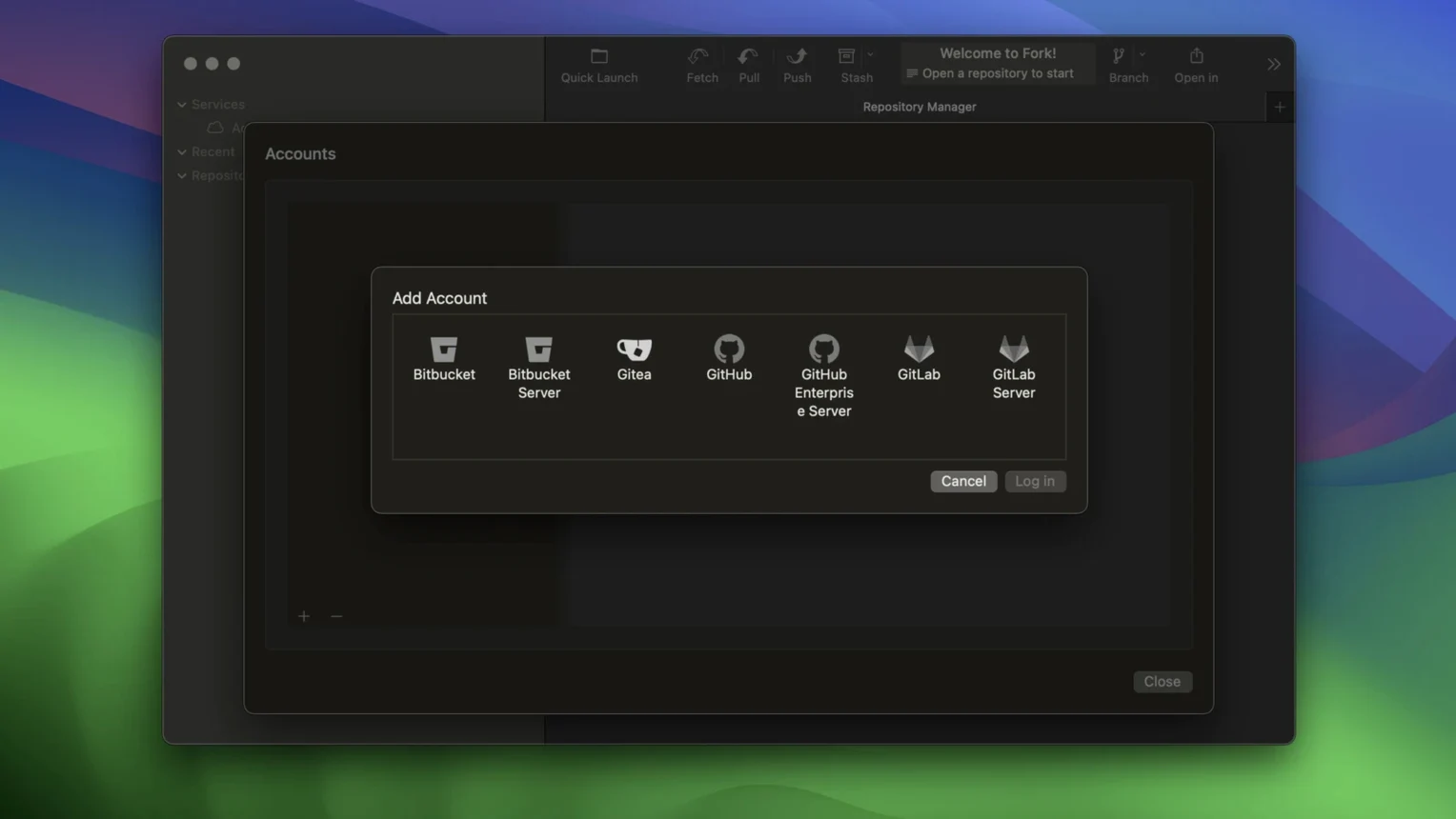 Fork — tour 1 download fork for mac: workspace view