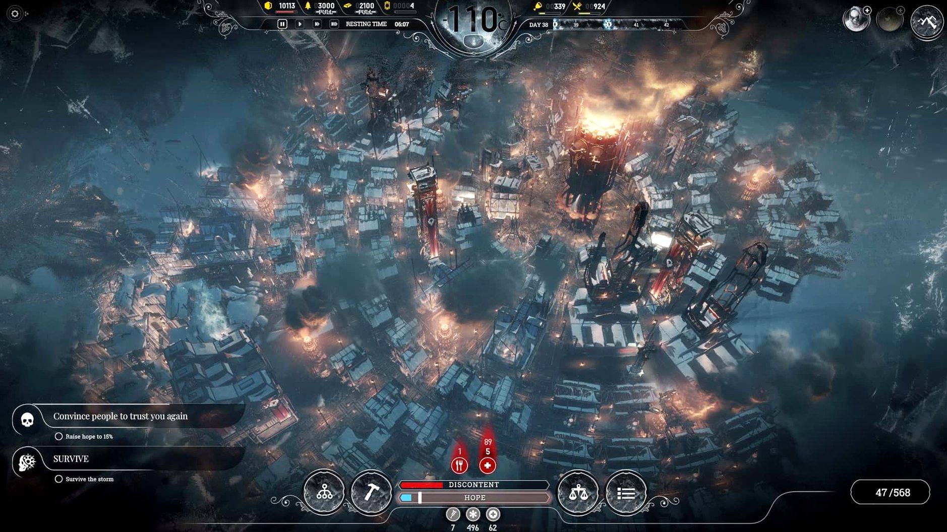 Frostpunk image 2 of 4 Screen 2 of Frostpunk