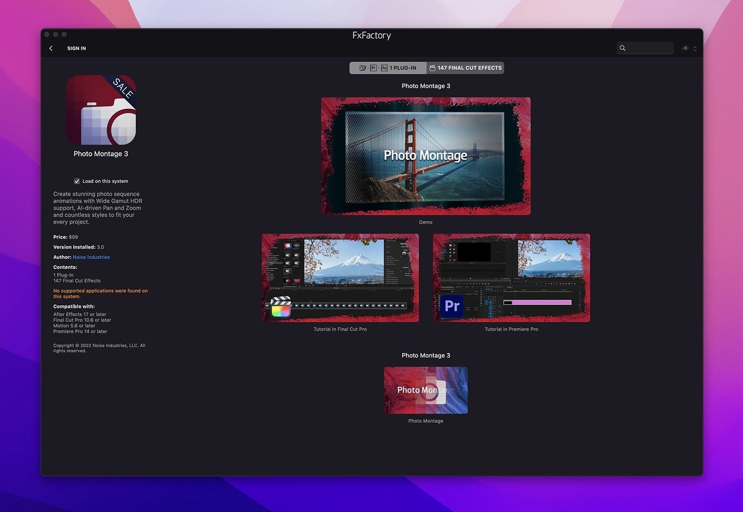 FxFactory Pro image 3 of 4 Screen 3 of FxFactory Pro