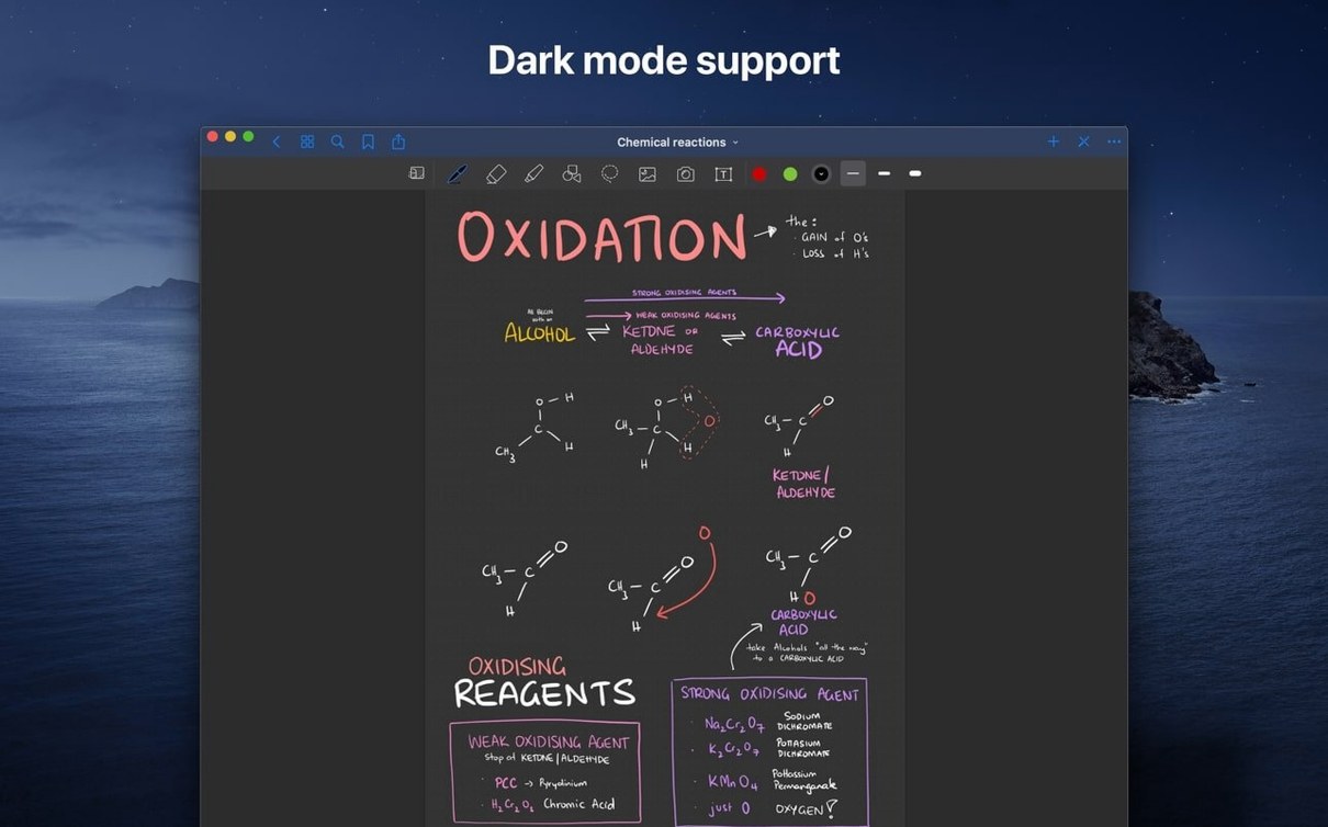 GoodNotes — tour 4 GoodNotes toolbar view 4