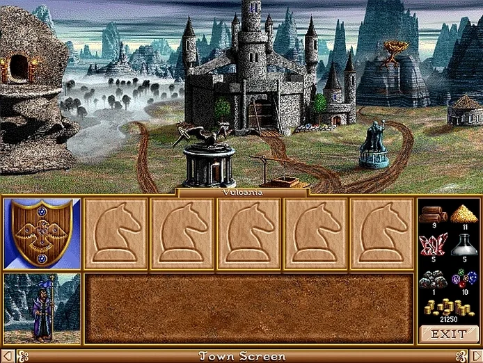 Heroes of Might and Magic II: Gold Edition toolbar view 8