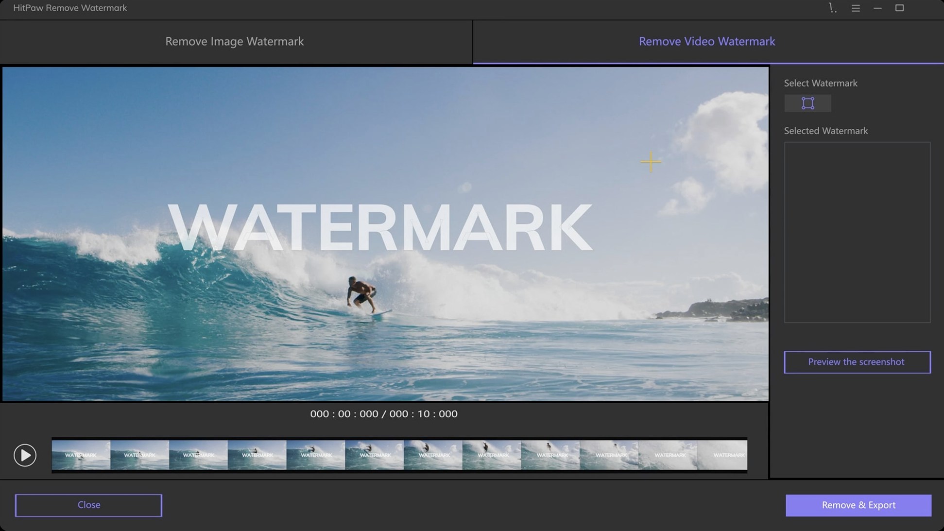 HitPaw Watermark Remover image 1 of 4 HitPaw Watermark Remover 2.4.7: adobe cc remover
