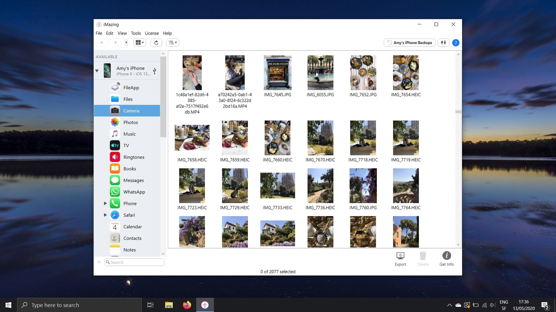 iMazing — tour 4 iMazing toolbar view 4