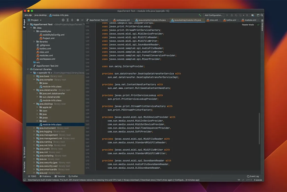 Intellij IDEA — tour 1 Intellij IDEA 2026.2.3: intellij idea crack mac