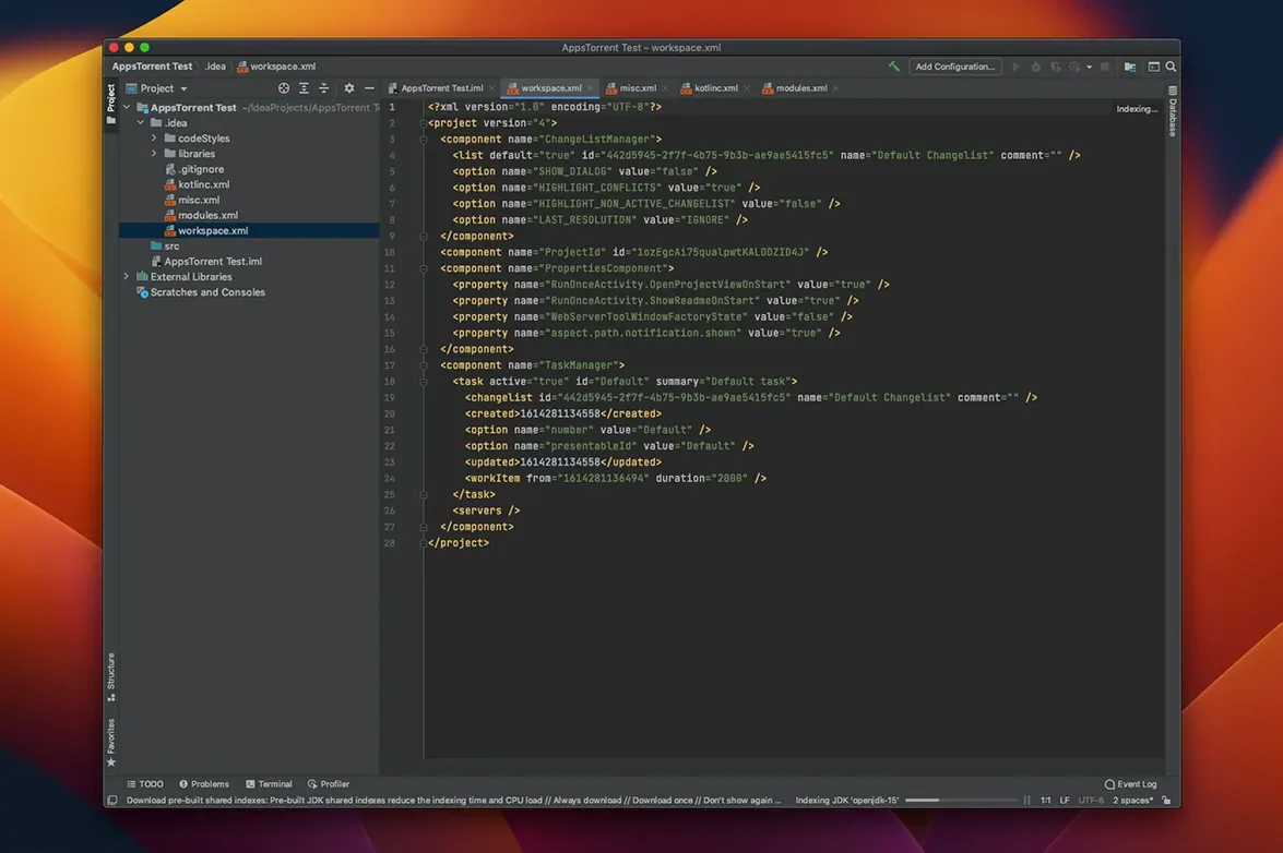 Intellij IDEA — tour 2 Intellij IDEA toolbar view 2